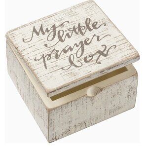 Primitives by Kathy - My little prayer box - Wood Trinket Box